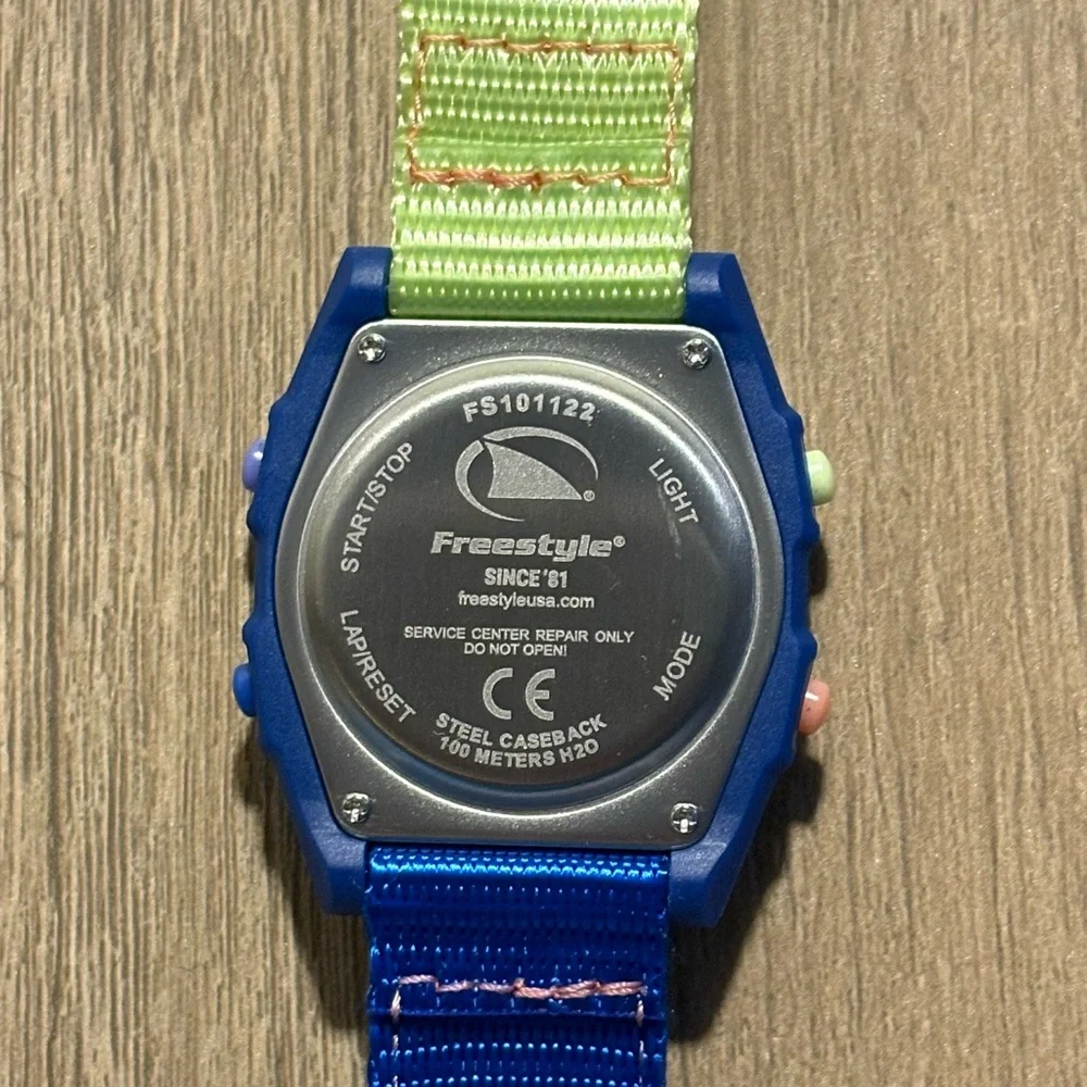 Freestyle Shark Leash Watch Blueberry Lime 🫐🍋‍🟩 - Picture 4 of 4